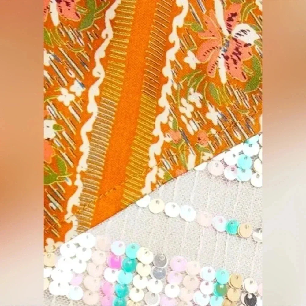 🍀 ANTHROPOLOGIE SAMMI SEQUINED TOP BY TINY SIZE XS